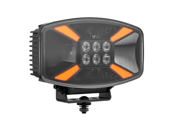 Briodlights Combo X LED fjernlys 7", 8500 lumen, Posisjonslys, varsellys 