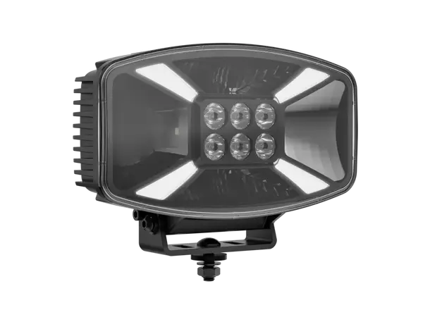 Briodlights Combo X LED fjernlys 7", 8500 lumen, Posisjonslys, varsellys 