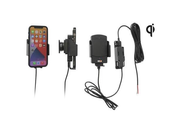 Brodit Qi trådløs aktiv holder Qi sertifisert. 5/7.5/10/15W 