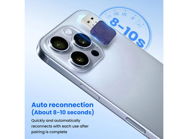 Carlinkit Apple Carplay/Android Auto Kablet-til-trådløs adapter 