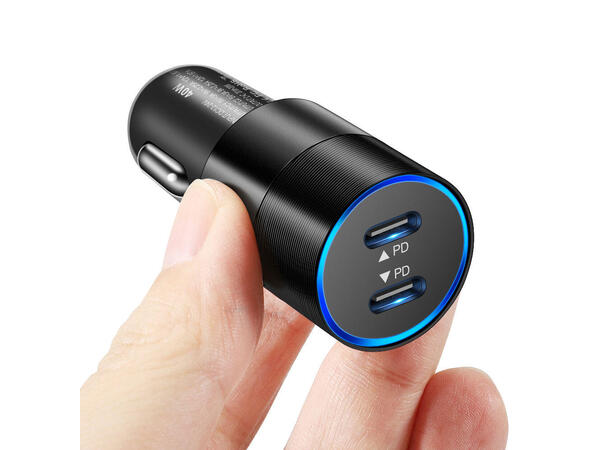 ConnectED Phone billader 40W, 2x USB Type-C 