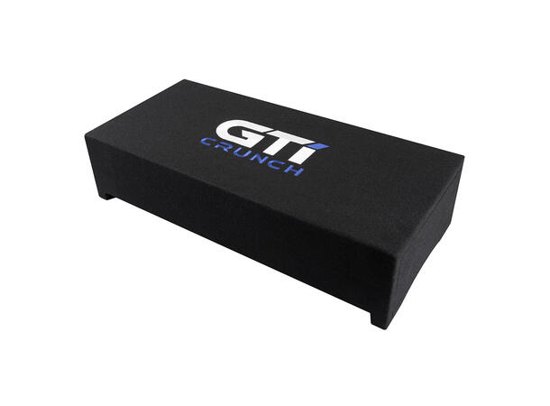 Crunch GTi200S 2x8" downfire basskasse 8" i kasse, 200W RMS, 4 Ohm 
