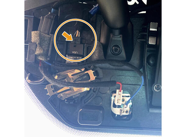 FITCAMX Integrert Plug & Play 4K Dashca Ford Mustang (2015-2023) 