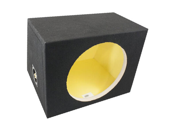 FOUR Audio basskasse for 12" element Lukket kasse, 25 liter, sort 