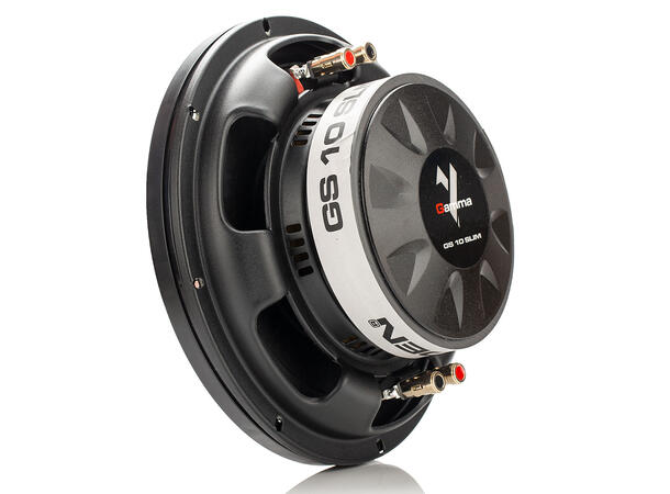 Gladen GS10-SLIM 10" Subwoofer Slim 10", 300W RMS, 2x2 Ohm 