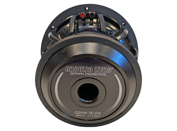 Ground Zero GZHW 30-D1 12" subwoofer 1500W, 3000W SPL, 2x1 Ohm, KLIPPEL 