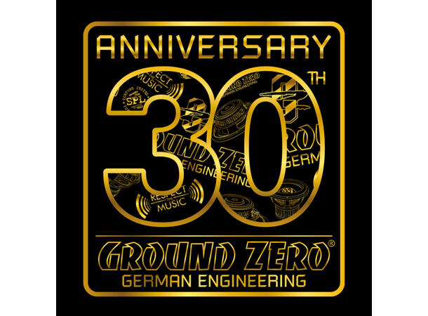 Ground Zero GZW 12-30A 12" subwoofer 3500W SPL, 2x2 Ohm, Jubileumsmodell 