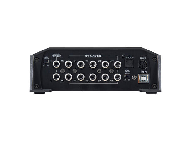 Hifonics ZXR800/8DSP 8-kanals forsterker 10-kanals DSP, 8x50W RMS i 2 Ohm 