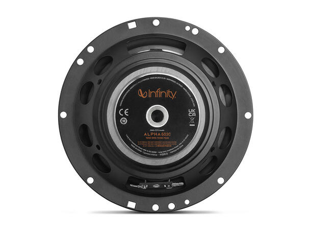 Infinity ALPHA 6,5" komponentsett 6,5", 50W RMS, 400W Maks 