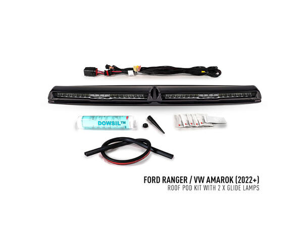 Lazer Roof Pods med 2x Lazer Glide Ford Ranger / Raptor 2022-> 