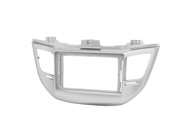 Monteringsramme for 10,1" spiller Hyundai Tucson (2016-2018) u/Navi Sølv 