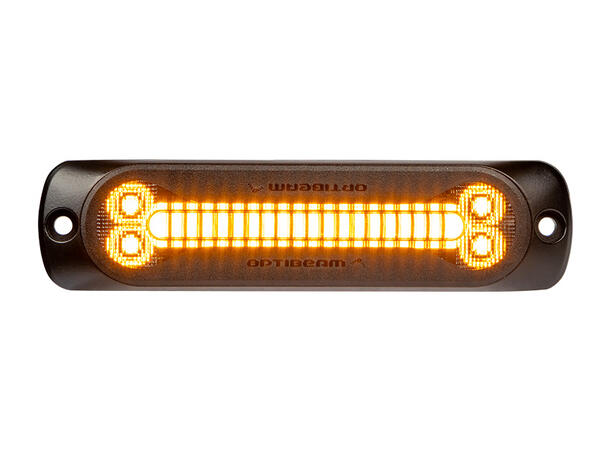 Optibeam Dark Phantom SX6 varsellys 12/24V, ECE R65 Class 2, markeringslys 