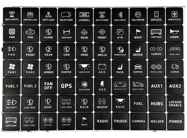 Optibeam Kontrollpanel 8-kanals kontrollpanel, 12/24V 