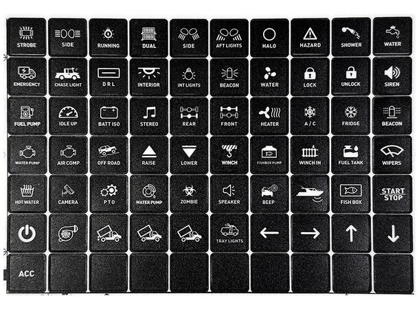 Optibeam Kontrollpanel 8-kanals kontrollpanel, 12/24V 