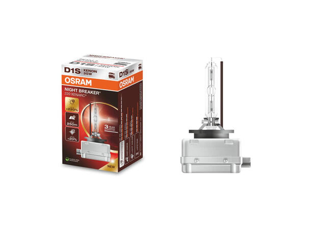 Osram D1S Night Breaker Xenonpære 220% Xenon, D1S, Pris per stk 