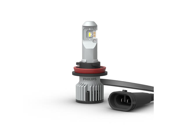 Philips H11 Ultinon Pro6000 Boost LED LED, H11, Godkjent LED pære, 2stk 