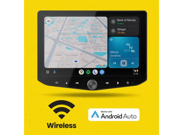 Stinger HORIZON10 iX210E DAB+, BT, Trådløs Carplay & Android Auto 