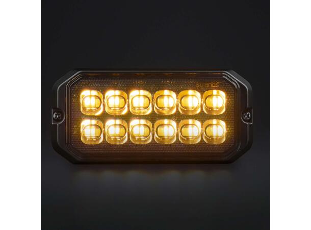 Strands Dark Knight Duo Varsellys 12 LED 12 LED, ECE R65, Mørkt glass 