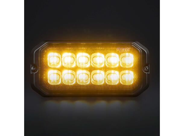 Strands Dark Knight Duo Varsellys 12 LED 12 LED, ECE R65, Mørkt glass 