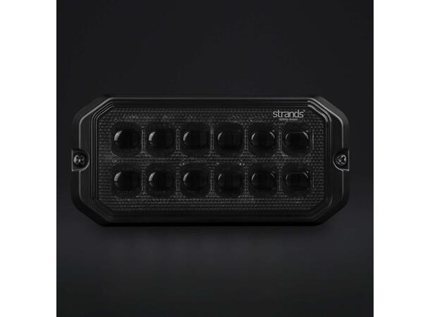 Strands Dark Knight Duo Varsellys 12 LED 12 LED, ECE R65, Mørkt glass 