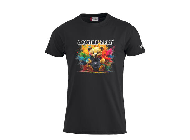 T-skjorte 3XL Sort GZ Teddybear 1, Herre 