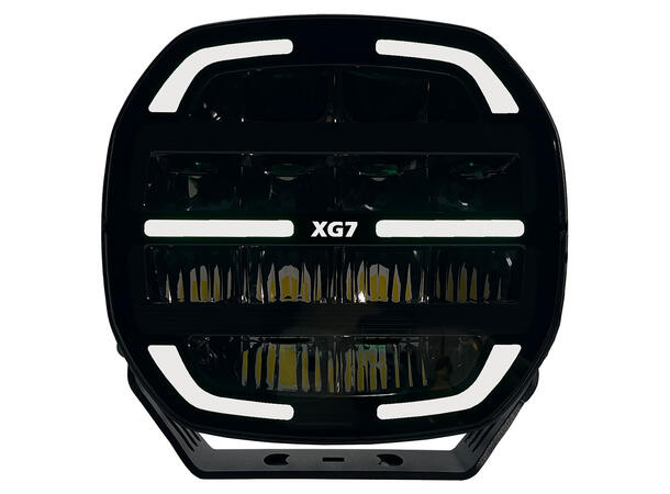 XG7 Driving Light Black Multicolor Parklys Hvit, Gul og Grønn. 