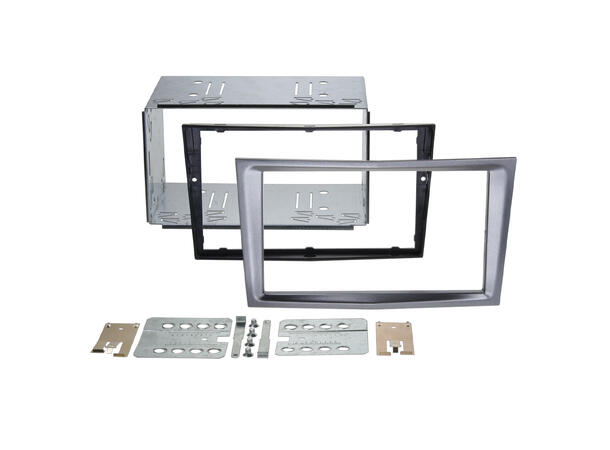 ACV 2-DIN monteringsramme - Koksgrå Opel (2006-2015) 