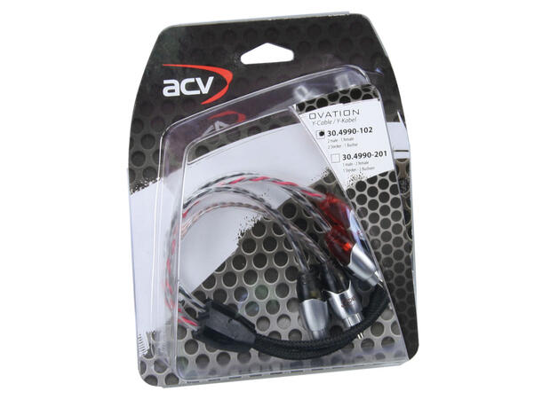 ACV Y-ledd OVATION High Line 2stk, 1 hun->2 han 