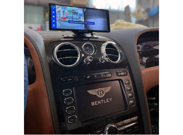Ampire CPM103 10" Monitor u/ryggekamera 10" monitor med Carplay/Android Auto 
