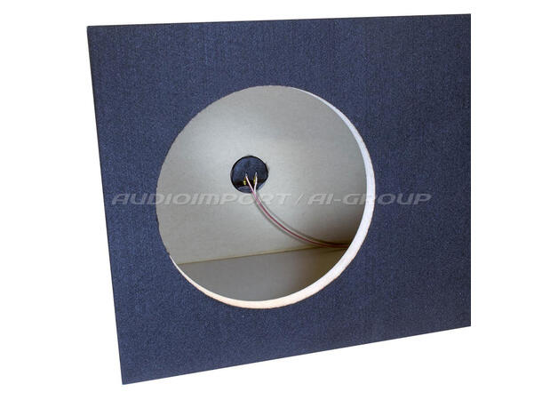 FOUR Audio basskasse for 12" element Portet kasse, 80 liter, sort 