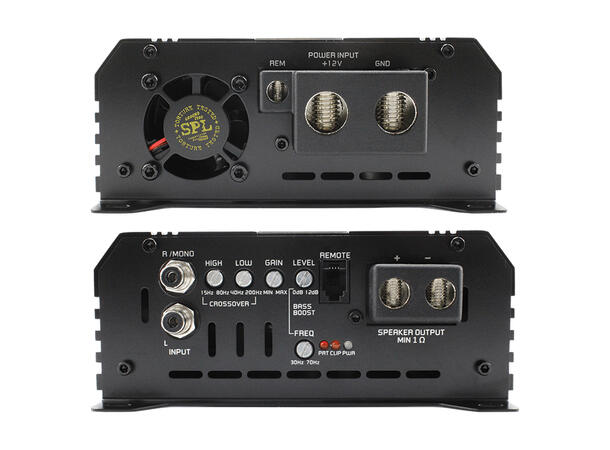 Ground Zero GZCA 3000X.M1 monoforsterker 3180W RMS, 1 Ohm, SPL, Kl.D 