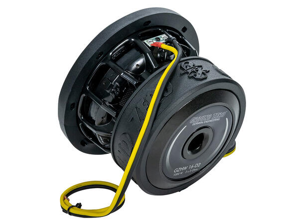 Ground Zero GZHW 16-D2 6,5" subwoofer 500W RMS, 1000W SPL, 2x2 Ohm, KLIPPEL 