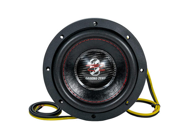 Ground Zero GZHW 16-D2 6,5" subwoofer 500W RMS, 1000W SPL, 2x2 Ohm, KLIPPEL 