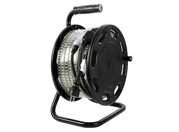 Ledwise LED arbeidslys på rull 25 meter, IP65, 230V 