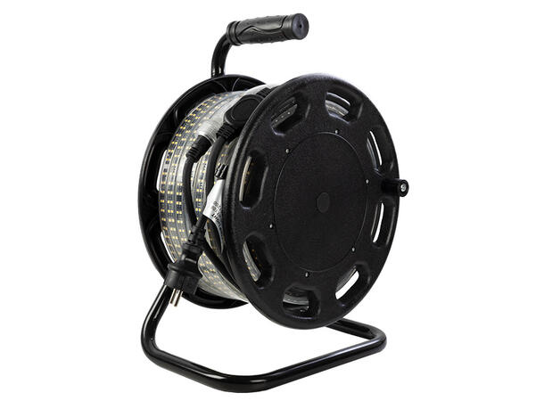 Ledwise LED arbeidslys på rull 25 meter, IP65, 230V 