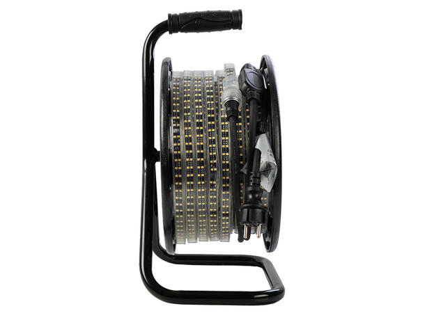 Ledwise LED arbeidslys på rull 25 meter, IP65, 230V 