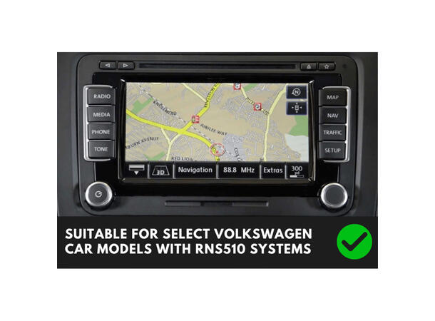 Pioneer SPH-DA77DAB Bilradiopakke (UAR) VW/Skoda (2009-2016) m/RNS315/RNS510 