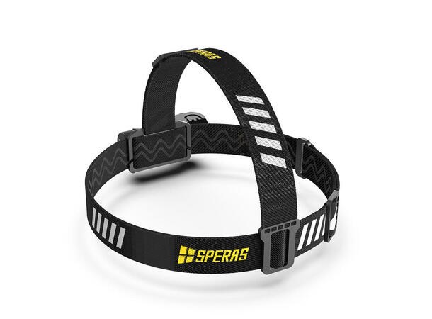 SPERAS SH16 hodelykt 1650lm, 355 meter kastelengde 
