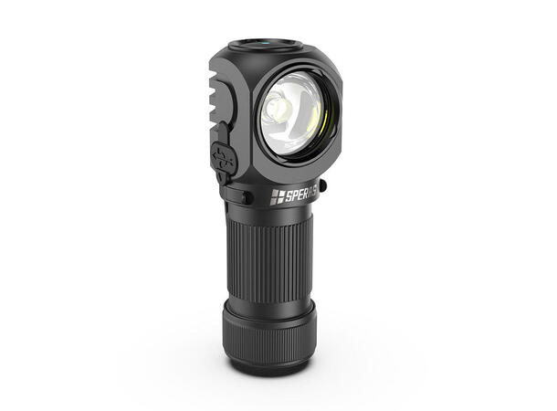 SPERAS SH16 hodelykt 1650lm, 355 meter kastelengde 