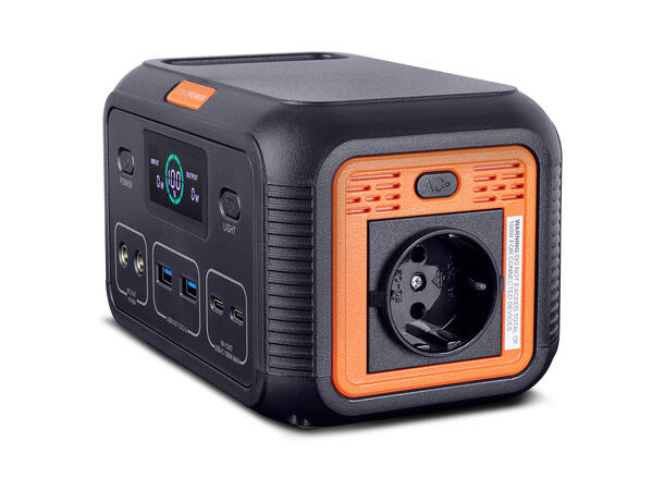 Sonopower MPS-100 bærbar strømforsyning 100W, USB/USB-C, 230VAC, 14V DC, Led-lys 