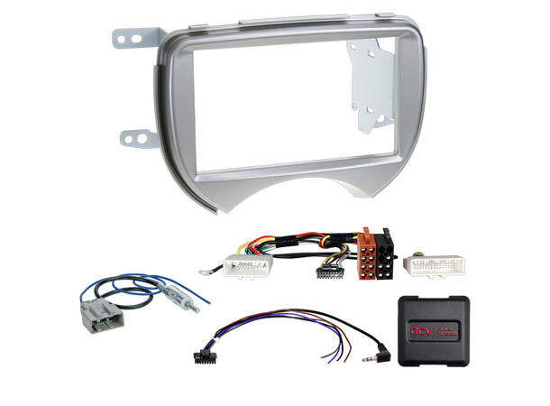 2-DIN monteringssett - komplett Nissan Micra (2011-2012) u/Navi 