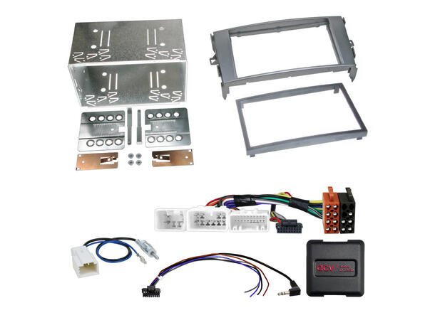 2-DIN monteringssett - komplett Toyota Auris (2007-2012) 