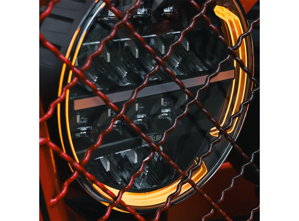 Briodlights Olympus 2.0 9" LED fjernlys 9", 12400 lumen, Posisjonslys, varsellys 