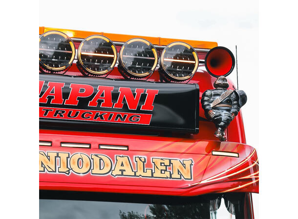 Briodlights Olympus 2.0 9" LED fjernlys 9", 12400 lumen, Posisjonslys, varsellys 