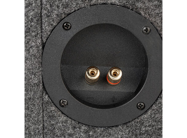 Gladen GS10-SLIM-SB lukket basskasse 10" i kasse, 300W RMS, 4 Ohm 