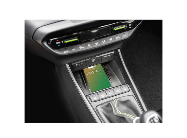 Inbay Trådløs mobillader (15W Qi) Hyundai i20 (2021->) 