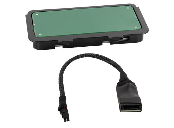 Inbay Trådløs mobillader (15W Qi) Seat/Skoda/VW (2020->) m/sort Qi plugg 