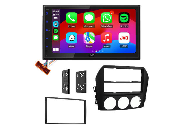 JVC KWM695DBW Bilradiopakke Mazda MX-5 (2006-2008) 