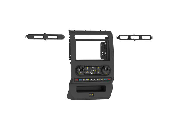 Metra 1-DIN/2-DIN monteringssett Ford F-serie (2015-2022) m/2-sone klima 