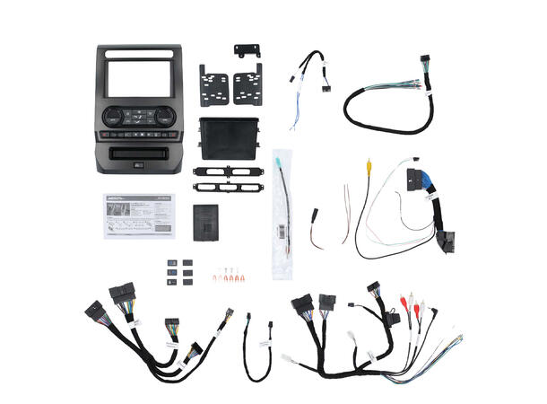 Metra 1-DIN/2-DIN monteringssett Ford F-serie (2015-2022) m/2-sone klima 
